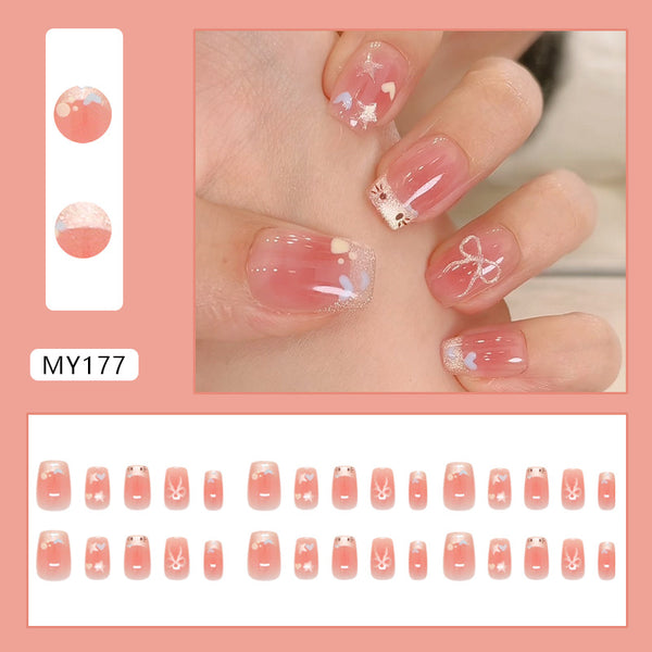30 Pcs Press On Nails MY177
