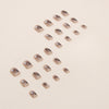 12 Sizes-24 Pcs Press On Nails R700