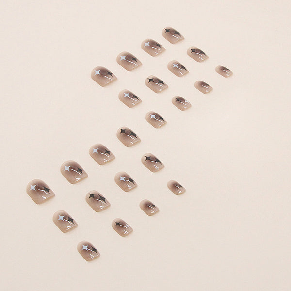12 Sizes-24 Pcs Press On Nails R700