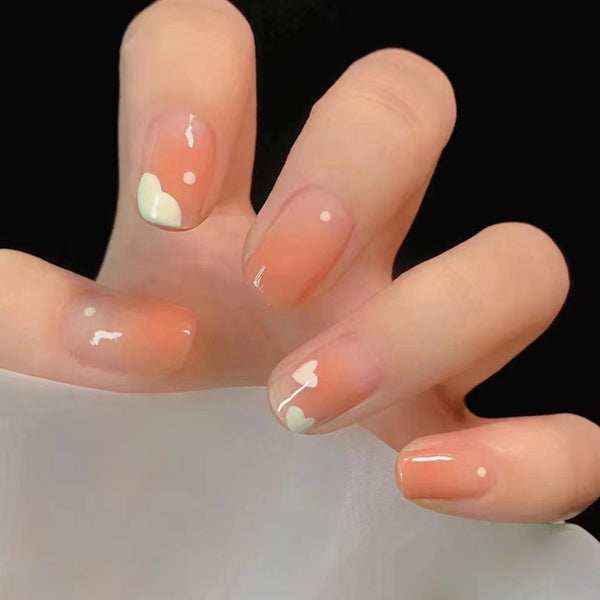12 Sizes-24 Pcs Press On Nails R762