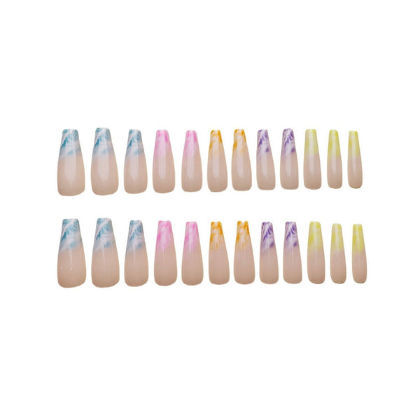 12 Sizes-24 Pcs Press On Nails Y089