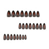 12 Sizes-24 Pcs Press On Nails JP4174