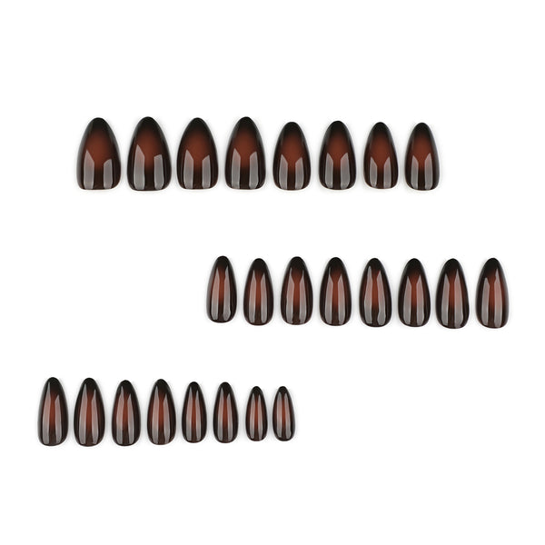 12 Sizes-24 Pcs Press On Nails JP4174