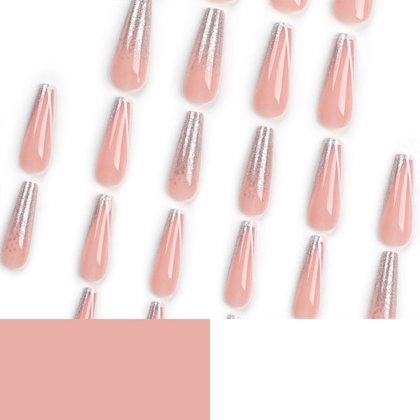 12 Sizes-24 Pcs Press On Nails JP3078