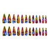12 Sizes-24 Pcs Press On Nails Y080