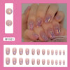 12 Sizes-24 PcsPress On Nails W1021