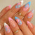 12 Sizes-24 Pcs Press On Nails Y1954