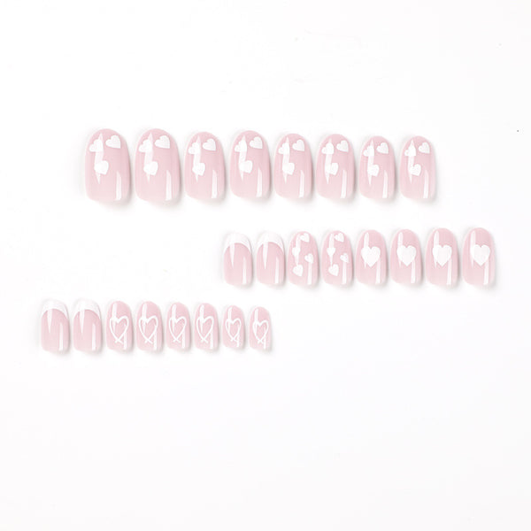 12 Sizes-24 Pcs Press On Nails JP2265