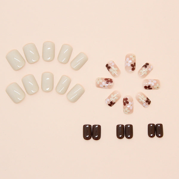 12 Sizes-24 Pcs Press On Nails W1632