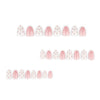 12 Sizes-24 Pcs Press On Nails JP4107
