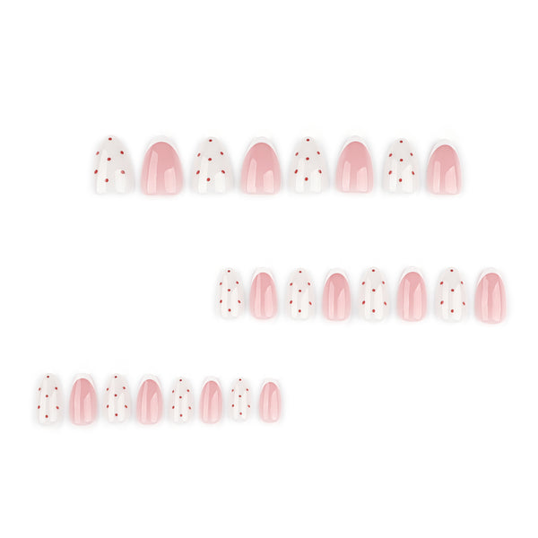 12 Sizes-24 Pcs Press On Nails JP4107