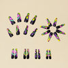 12 Sizes-24 Pcs Press On Nails Y070