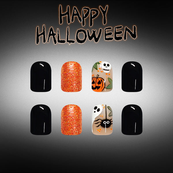 12 Sizes-24 Pcs Press On Nails C2009