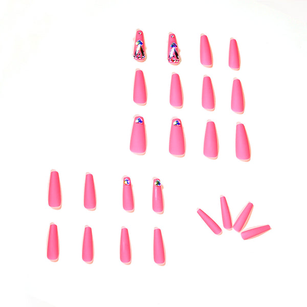 12 Sizes-24 Pcs Press On Nails JP1126