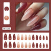 12 Sizes-24 Pcs Press On Nails W1623