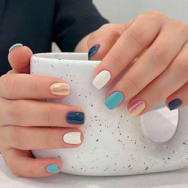 12 Sizes-24 Pcs Press On Nails MY128