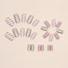 12 Sizes-24 Pcs Press On Nails W928