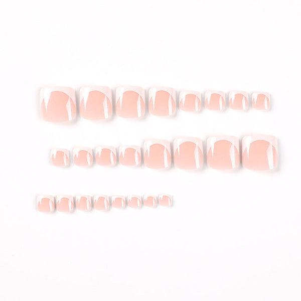Press On Toe nails Set 24pcs/set JP2207