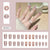 12 Sizes-24 PcsPress On Nails MY023