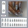 12 Sizes-24 Pcs Press On Nails Z996
