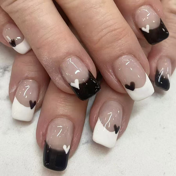 12 Sizes-24 Pcs Press On Nails C739