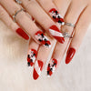 12 Sizes-24 Pcs Press On Nails JP1527