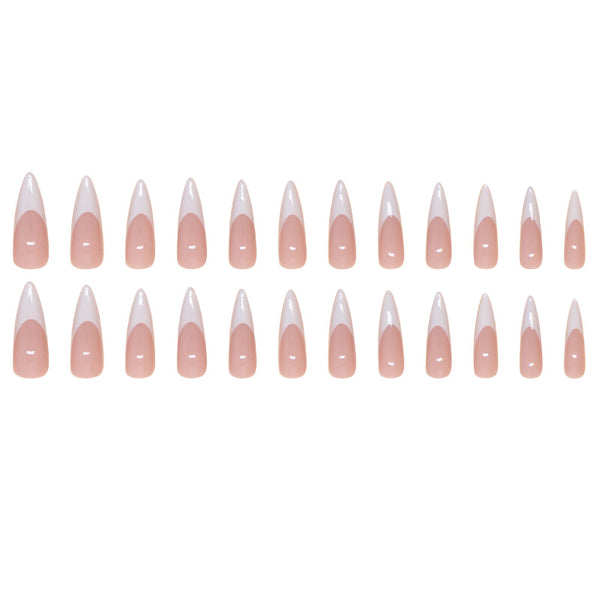 12 Sizes-24 Pcs Press On Nails W1621