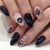 12 Sizes-24 Pcs Press On Nails W1212