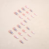 12 Sizes-24 Pcs Press On Nails W353