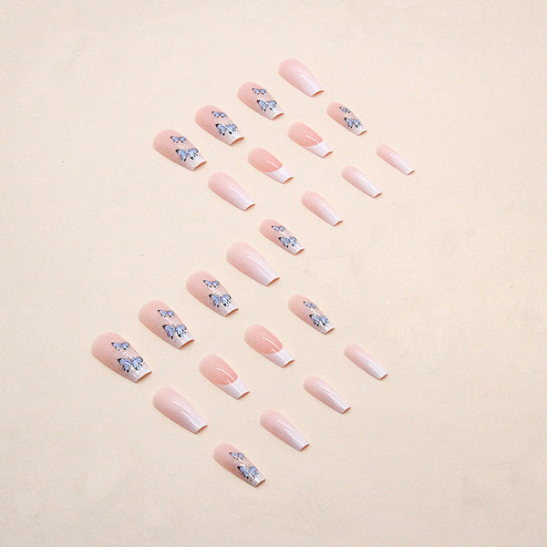 12 Sizes-24 Pcs Press On Nails W353
