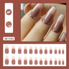 12 Sizes-24 Pcs Press On Nails W1948
