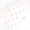 12 Sizes-24 Pcs Press On Nails JP1221