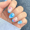 12 Sizes-24 Pcs Press On Nails C1606