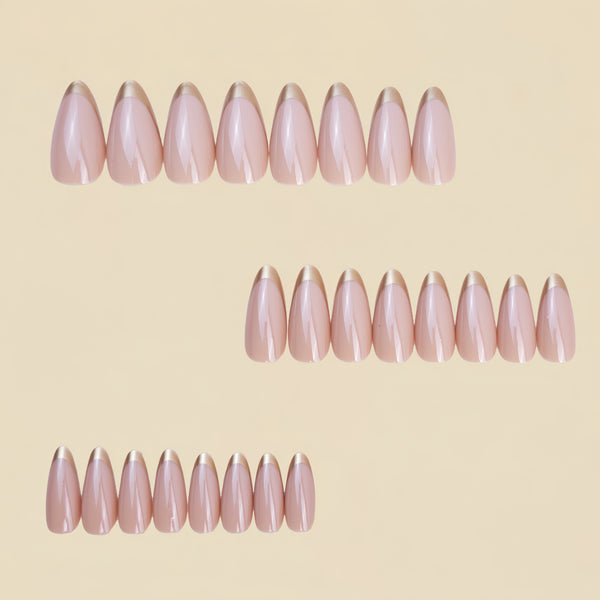 12 Sizes-24 Pcs Press On Nails Y1397