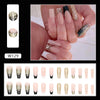 12 Sizes-24 Pcs Press On Nails W129