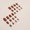 12 Sizes-24 Pcs Press On Nails W1029