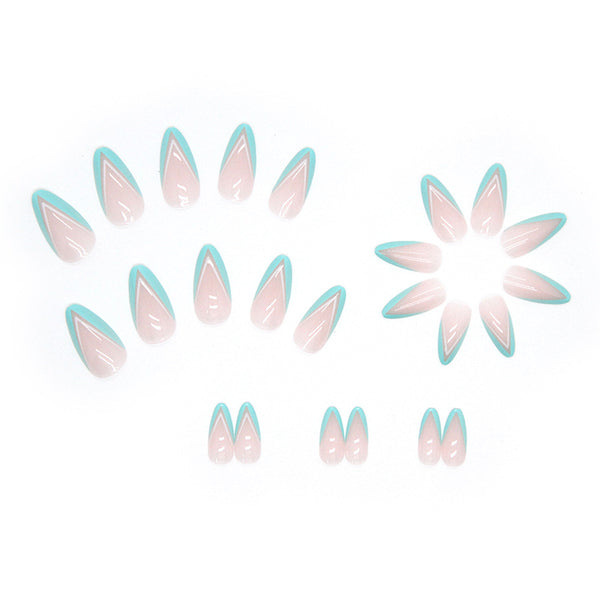 12 Sizes-24 Pcs Press On Nails W200