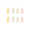 12 Sizes-24 Pcs Press On Nails W139