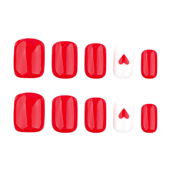 12 Sizes-24 Pcs Press On Nails JP3640