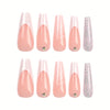 12 Sizes-24 Pcs Press On Nails JP3087