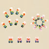 12 Sizes-24 Pcs Press On Nails Y460-2