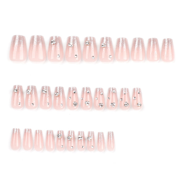 Medium Pink Press on Nails