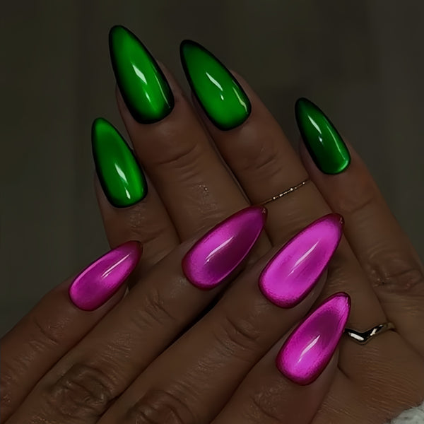 12 Sizes-24 Pcs Press On Nails Y1202