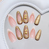 12 Sizes-24 Pcs Press On Nails Z1040
