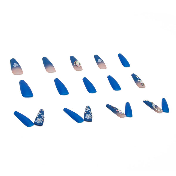 12 Sizes-24 Pcs Press On Nails Z180