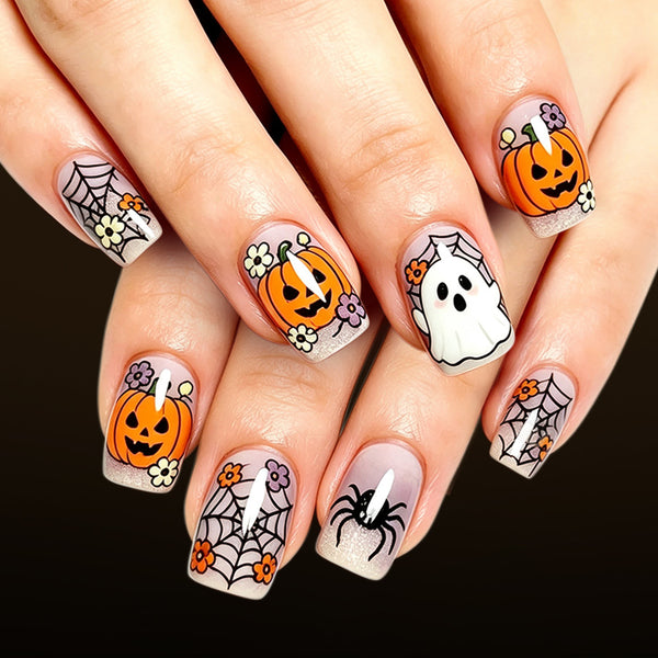 12 Sizes-24 Pcs Press On Nails C2019