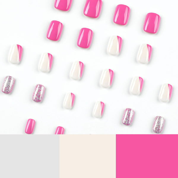 12 Sizes-24 Pcs Press On Nails JP2565