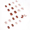 12 Sizes-24 Pcs Press On Nails JP1138