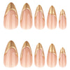 12 Sizes-24 Pcs Press On Nails JP4201