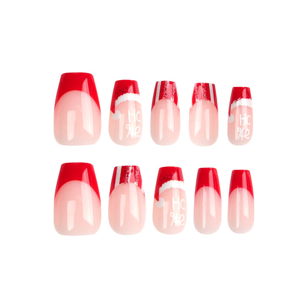 12 Sizes-24 Pcs Press On Nails JP2689